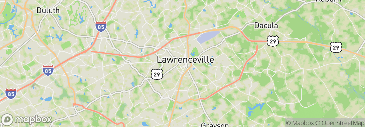 Map: Lawrenceville, GA