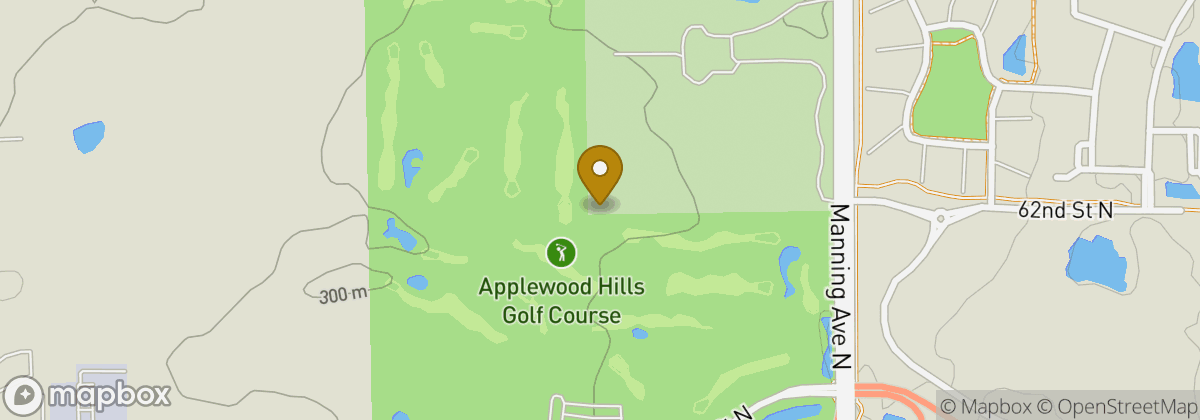 Map location: Applewood Hills Golf Course