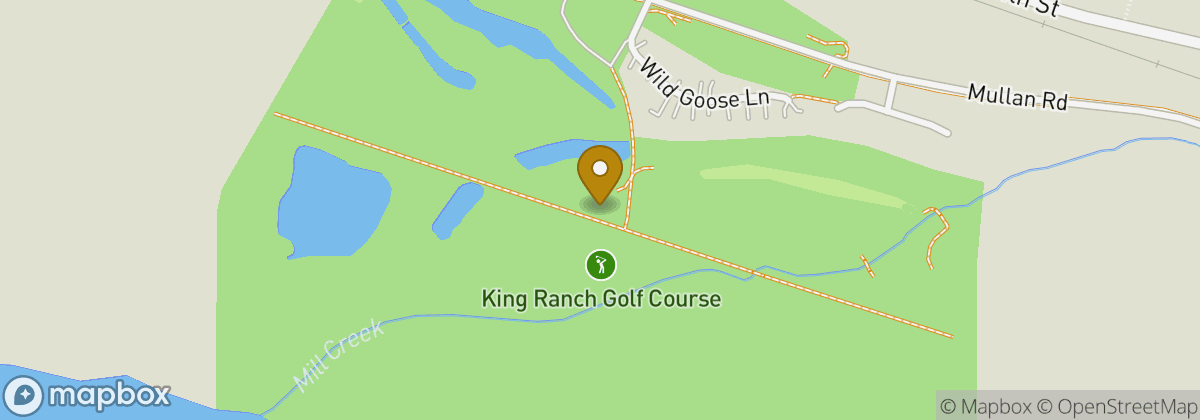 Map location: King Ranch Golf Course