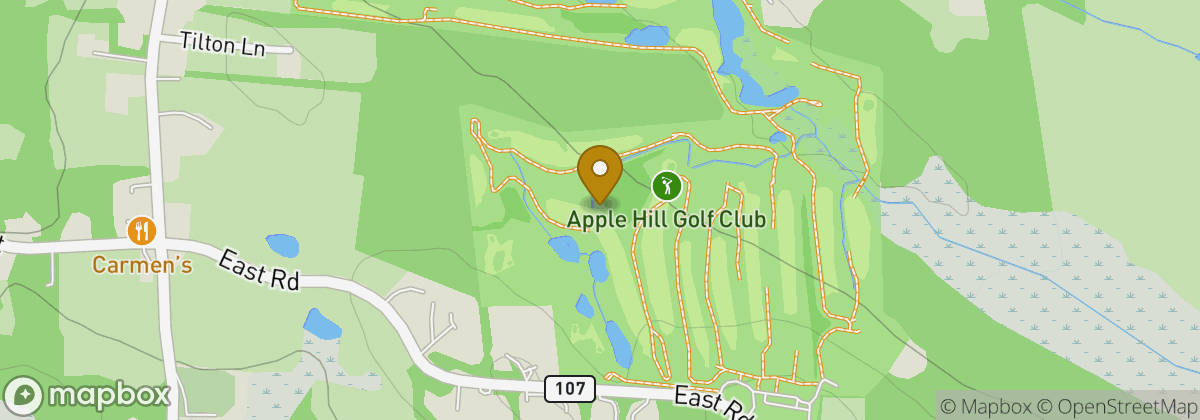 Map location: Apple Hill Golf Club