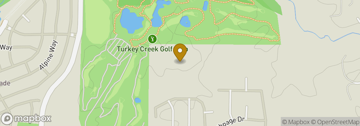 Map location: Turkey Creek Golf Club