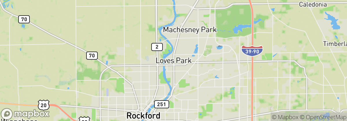 Map: Loves Park, IL