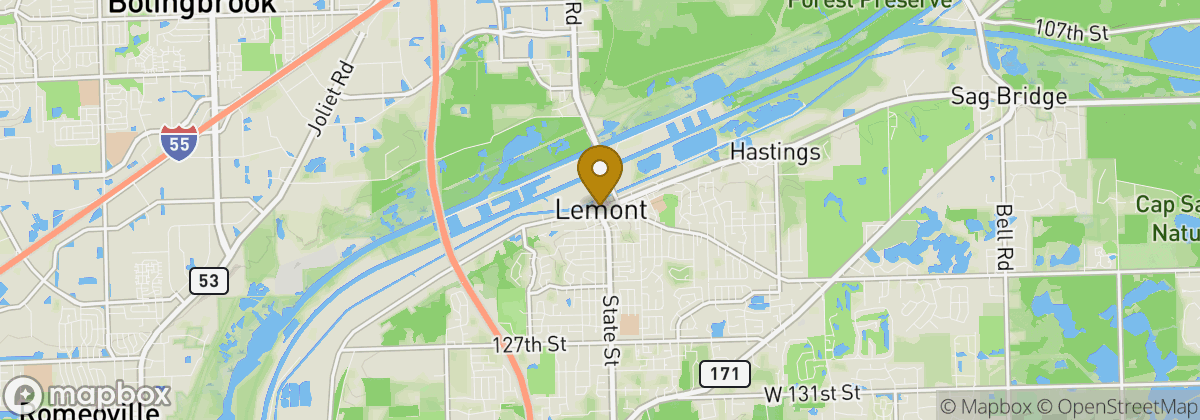 Map location: Cog Hill Golf and Country Club
