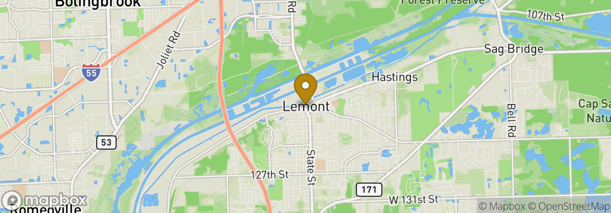 Map location: Cog Hill Golf and Country Club