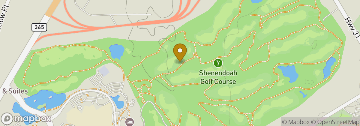 Map location: Shenendoah Golf Course
