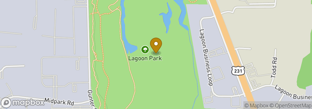 Map location: Lagoon Park Golf Course