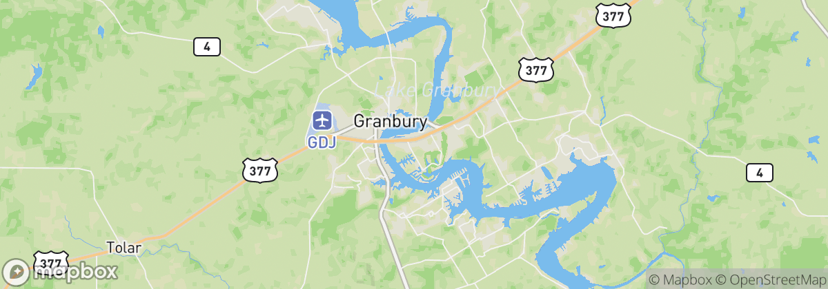 Map: Granbury, TX