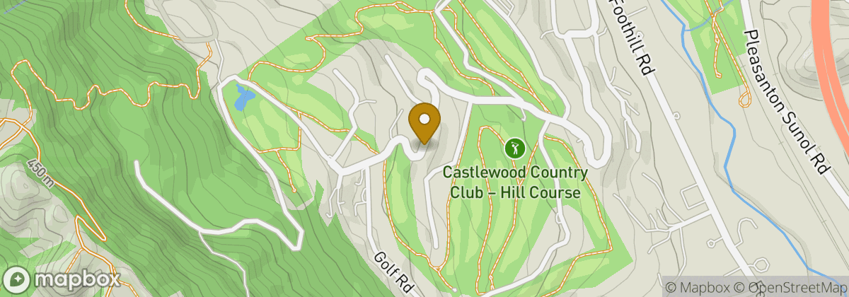 Map location: Castlewood Country Club - Hill Course