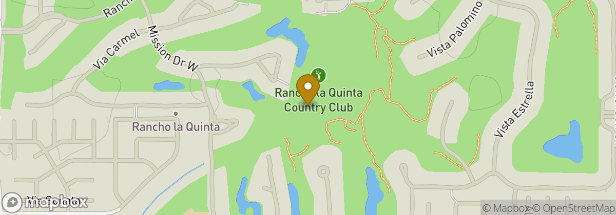 Map location: Rancho la Quinta Country Club