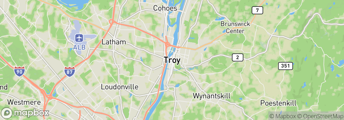 Map: Troy, NY