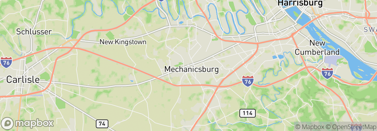 Map: Mechanicsburg, PA