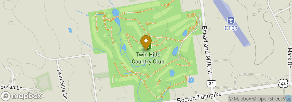 Map location: Twin Hills Country Club