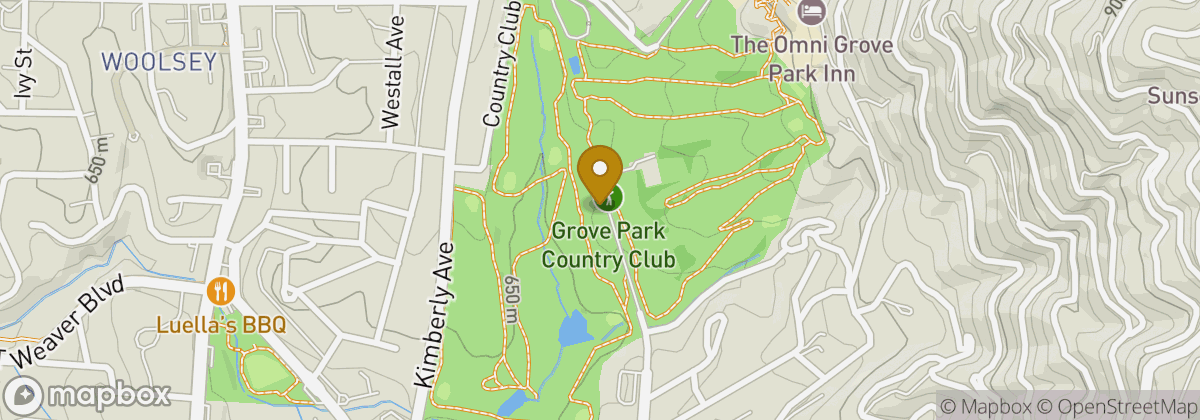 Map location: The Golf Course at The Omni Grove Park Inn & Spa