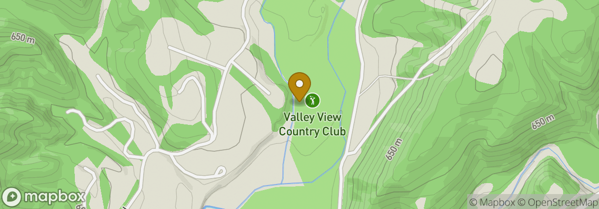 Map location: Valley View Country Club