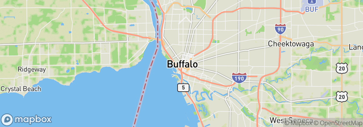 Map: Buffalo, NY