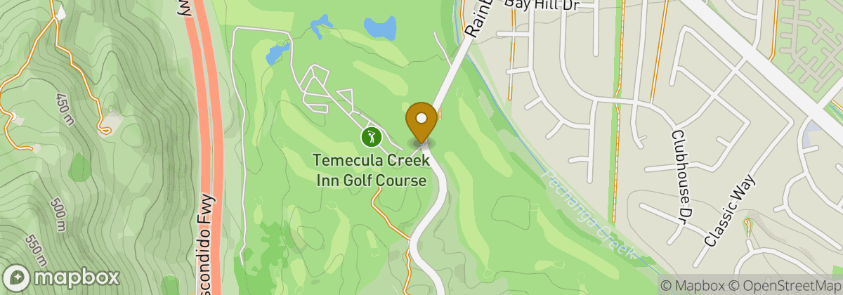 Map location: Temecula Creek Inn Golf Course