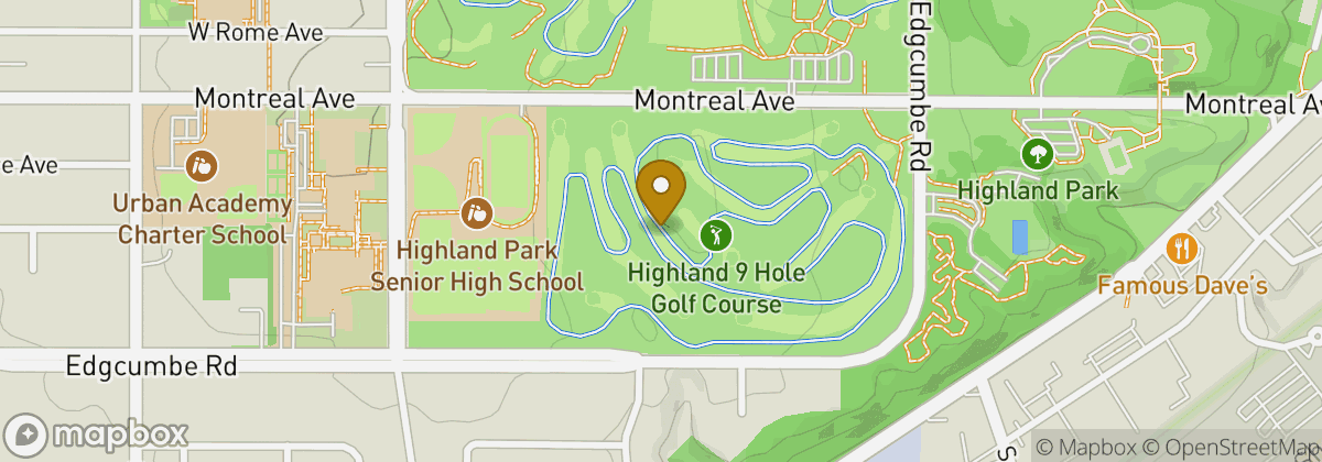Map location: Highland 9 Hole Golf Course
