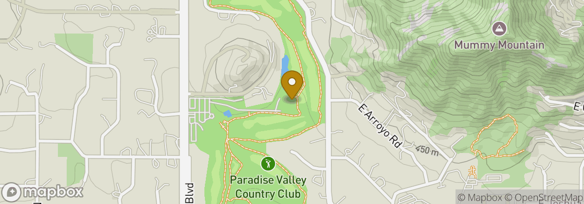 Map location: Paradise Valley Country Club
