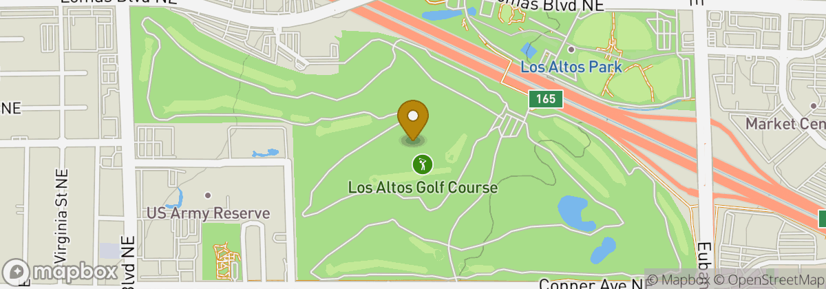 Map location: Los Altos Golf Course