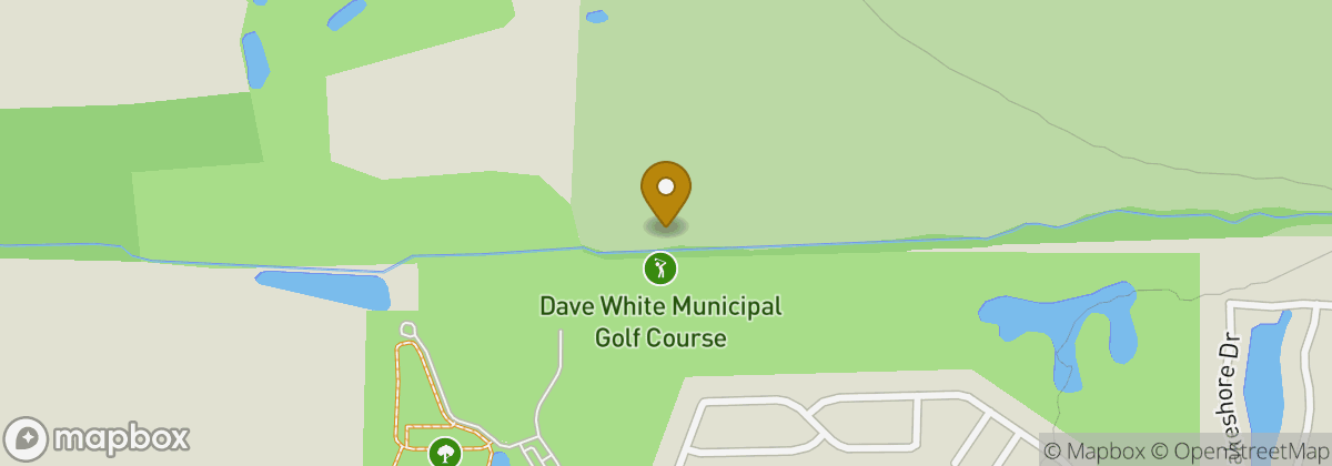 Map location: Dave White Municipal Golf Course