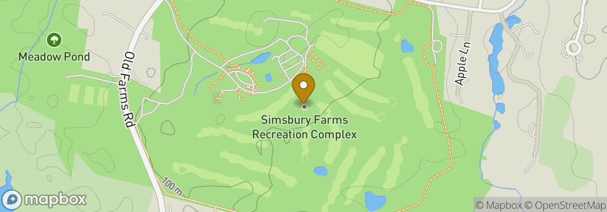 Map location: Simsbury Farms Golf Course