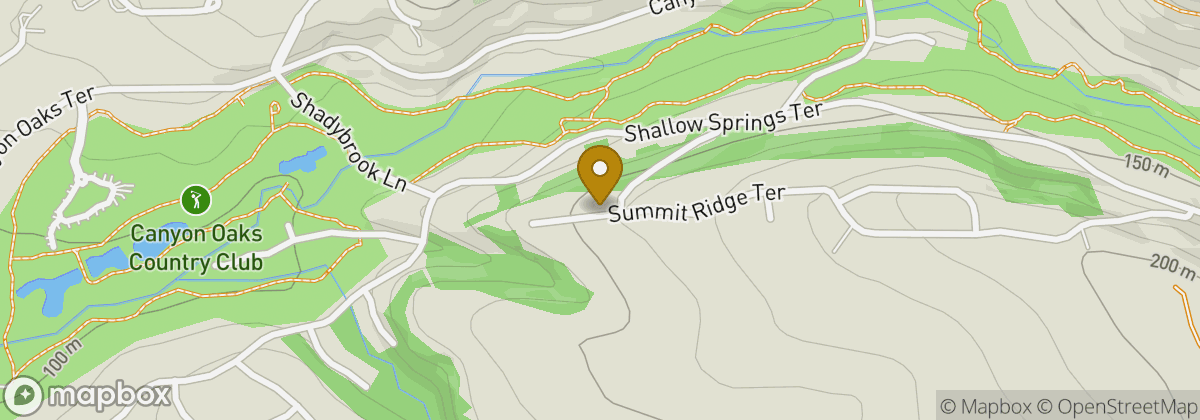 Map location: Canyon Oaks Country Club