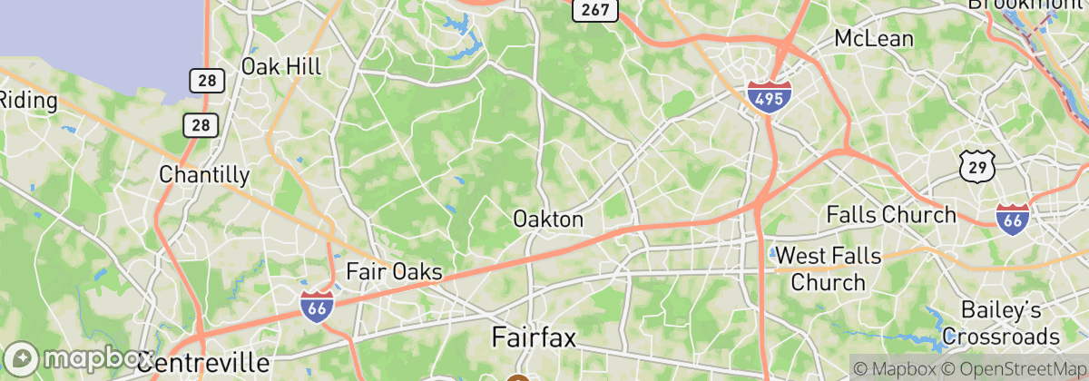 Map: Oakton, VA