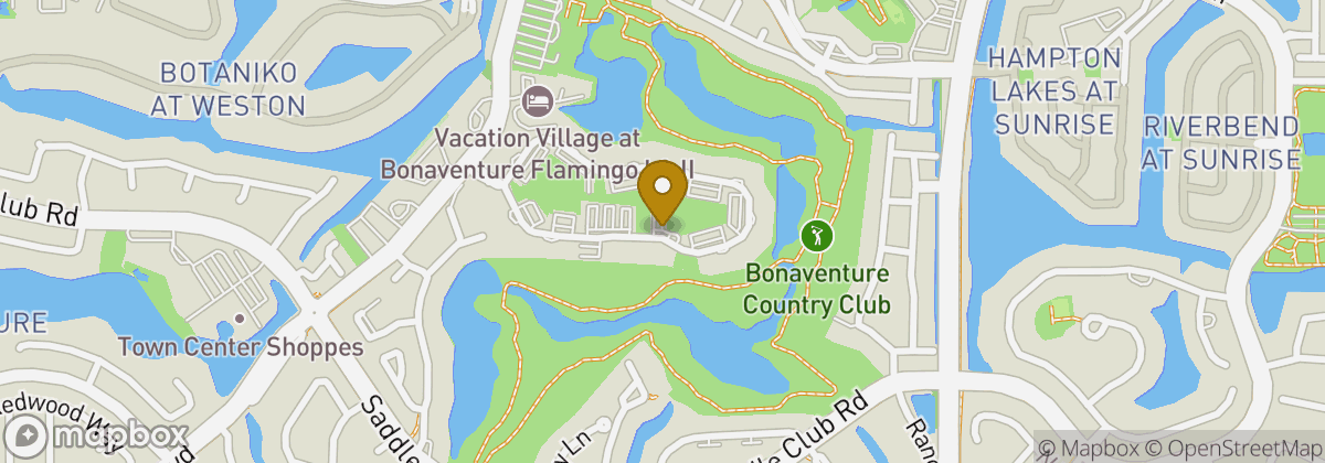 Map location: Bonaventure Country Club