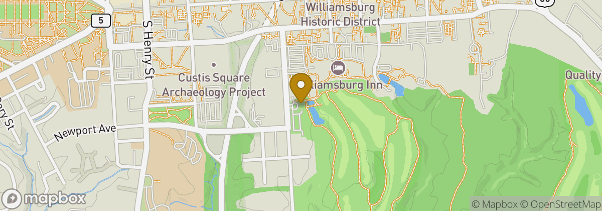 Map location: Golden Horseshoe Golf Club
