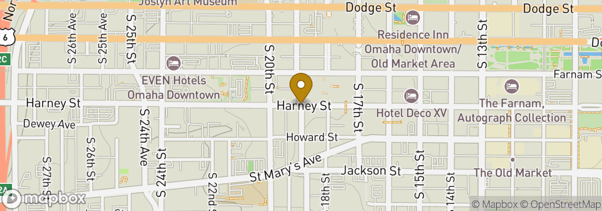 Map location: Players Club Omaha