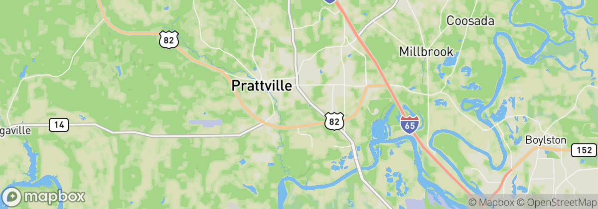 Map: Prattville, AL