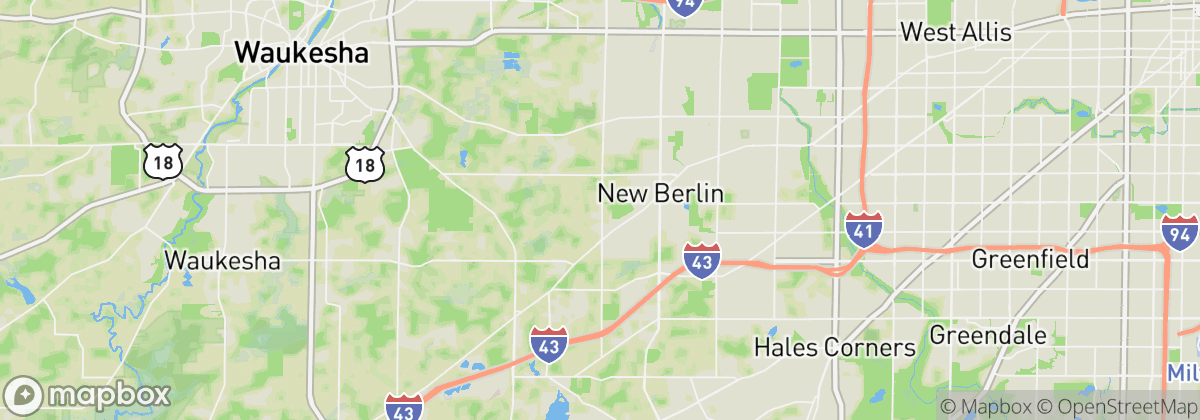 Map: New Berlin, WI