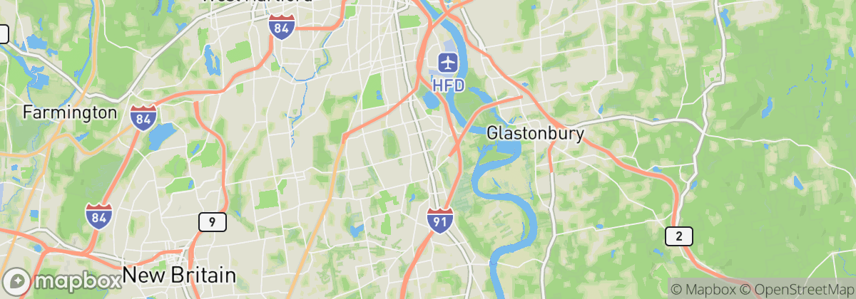 Map: Wethersfield, CT