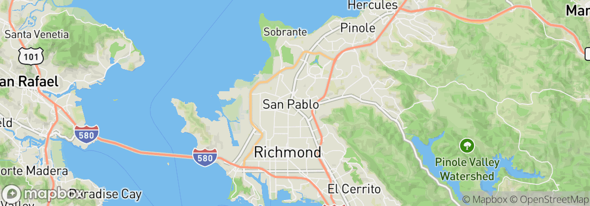 Map: San Pablo, CA