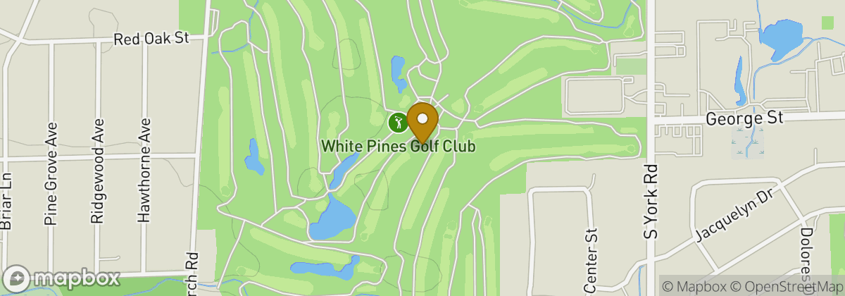 Map location: White Pines Golf Club