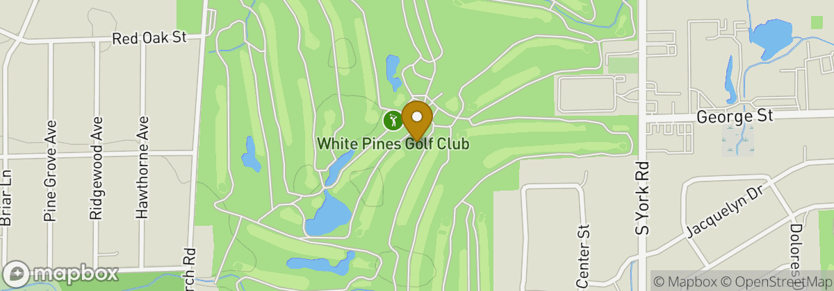 Map location: White Pines Golf Club