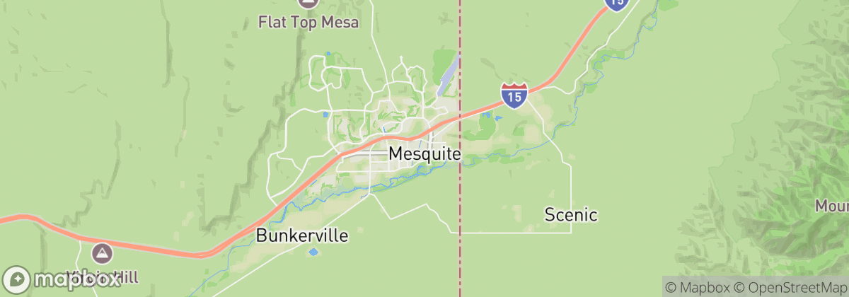 Map: Mesquite, NV
