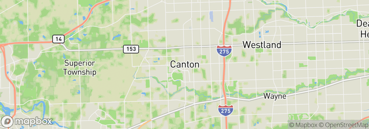 Map: Canton, MI