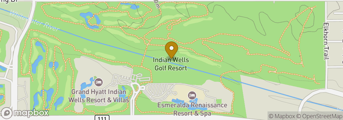 Map location: Indian Wells Golf Resort