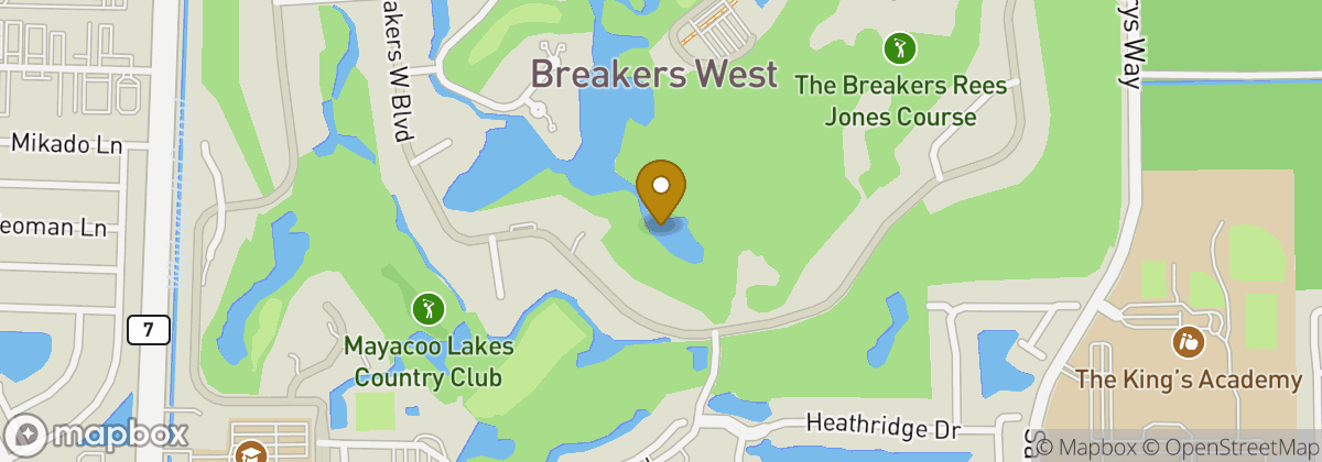 Map location: Mayacoo Lakes Country Club