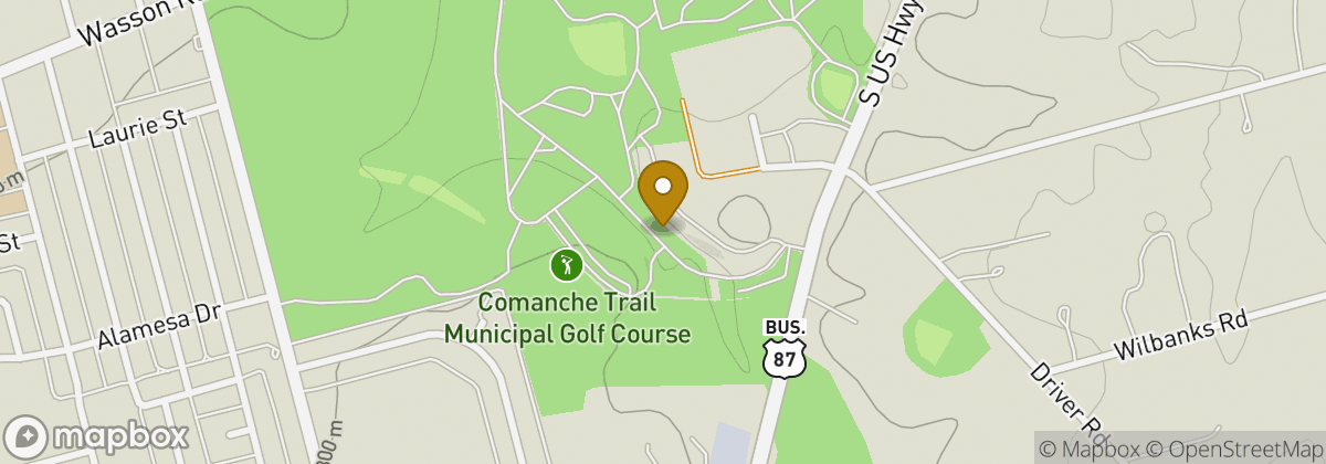 Map location: Comanche Trail Municipal Golf Course