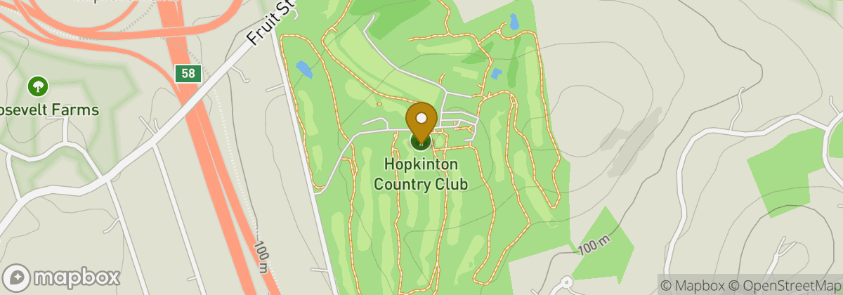 Map location: Hopkinton Country Club