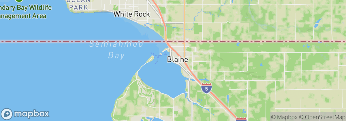 Map: Blaine, WA