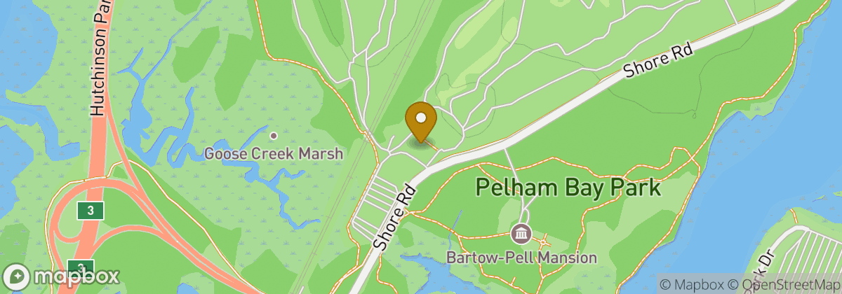Map location: Pelham Bay and Split Rock Golf Courses