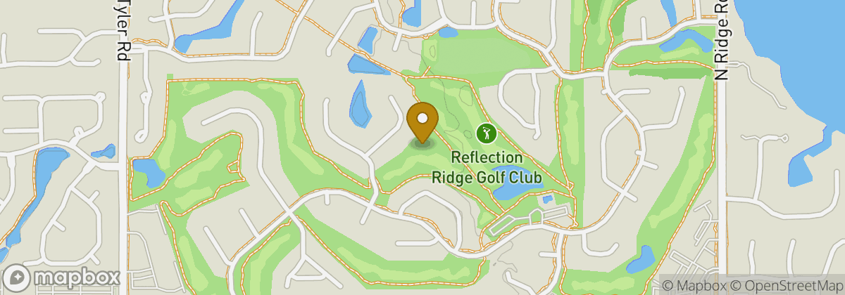 Map location: Reflection Ridge Golf Club