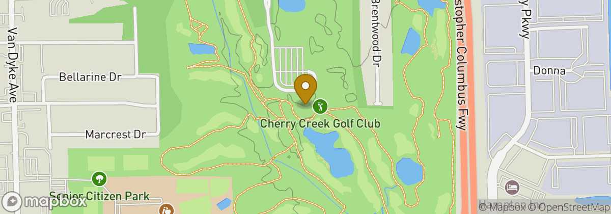 Map location: Cherry Creek Golf Club