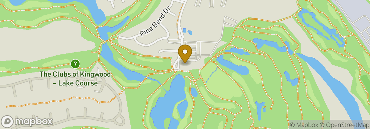 Map location: Kingwood Country Club - Kingwood Clubhouse