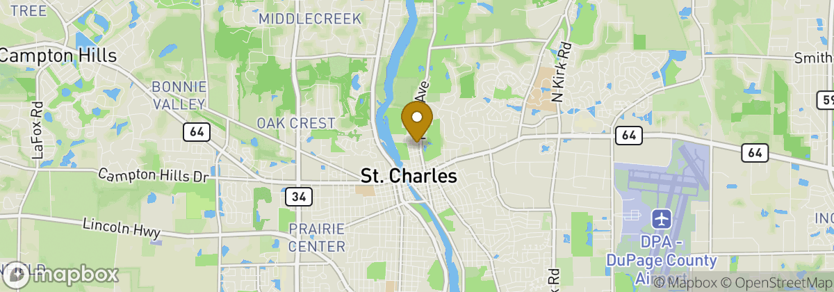 Map location: Royal Fox Country Club, St Charles, IL