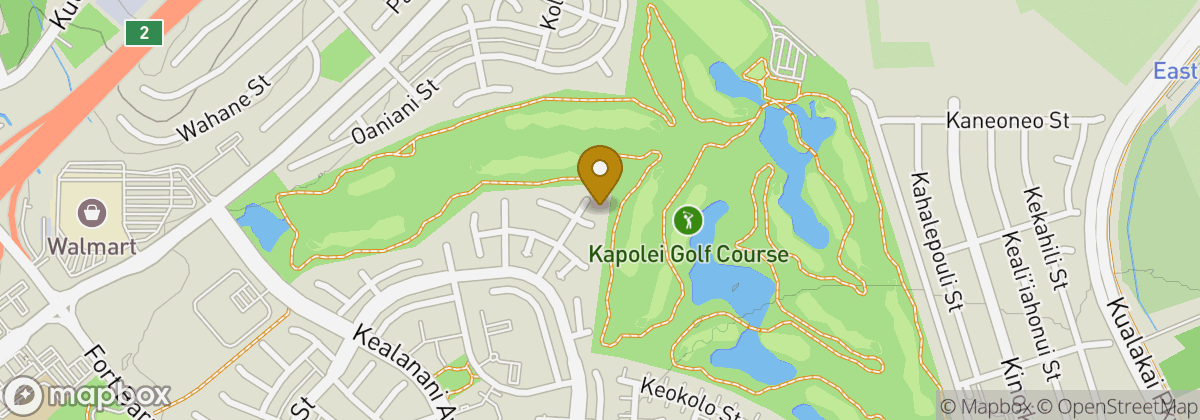 Map location: Kapolei Golf Course