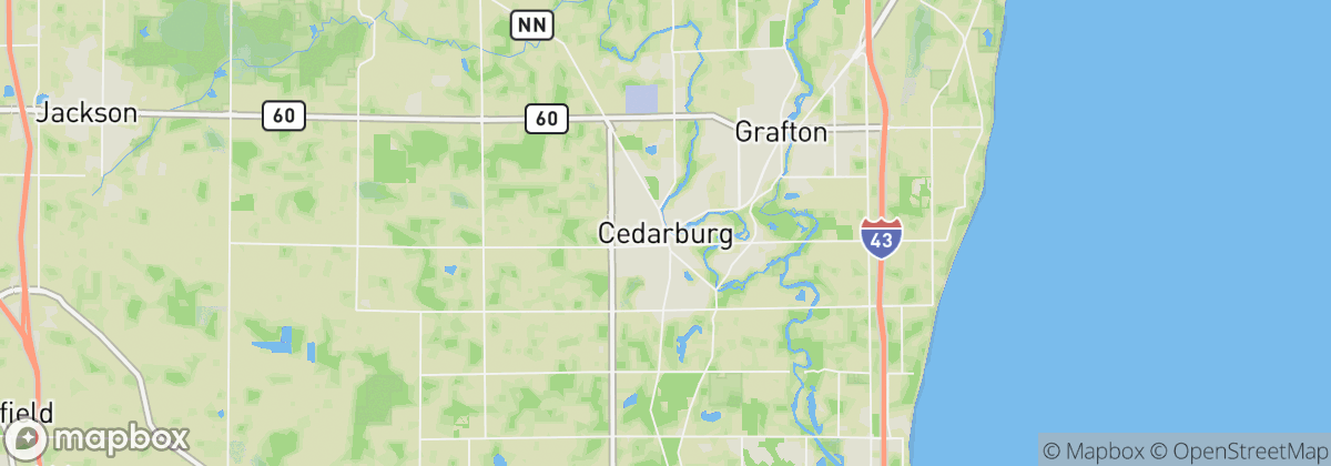 Map: Cedarburg, WI